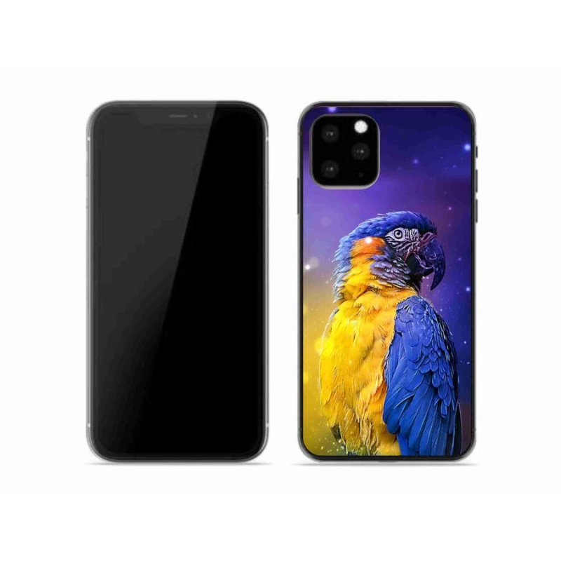 Gélový obal mmCase na mobil iPhone 11 Pro - papagáj ara 1