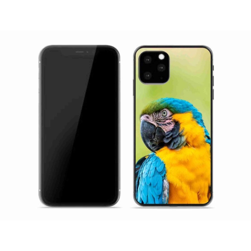 Gélový obal mmCase na mobil iPhone 11 Pro - papagáj ara 2