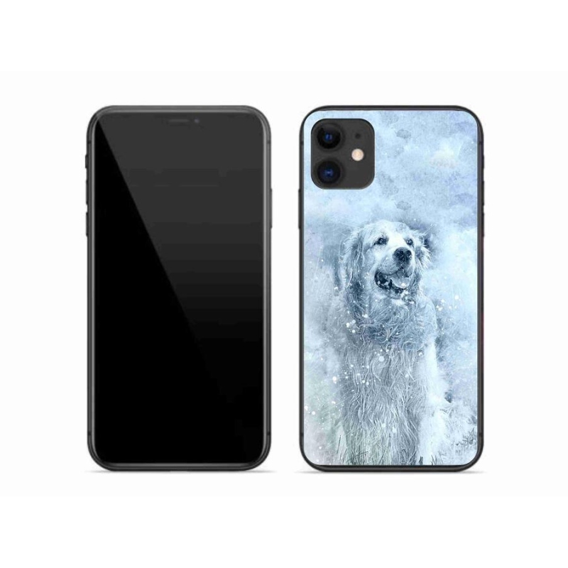 Gélový obal mmCase na mobil iPhone 11 - retríver