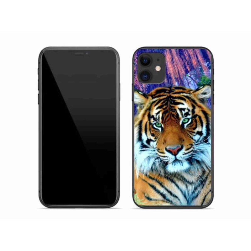 Gélový obal mmCase na mobil iPhone 11 - tiger