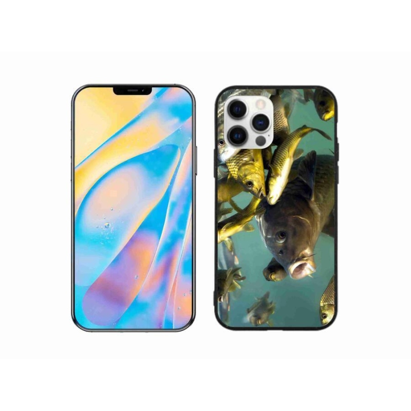 Gélový obal mmCase na mobil iPhone 12 - kŕdeľ rýb