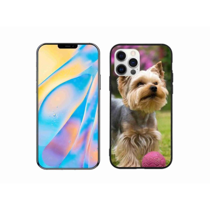 Gélový obal mmCase na mobil iPhone 12 - jorkšír 4