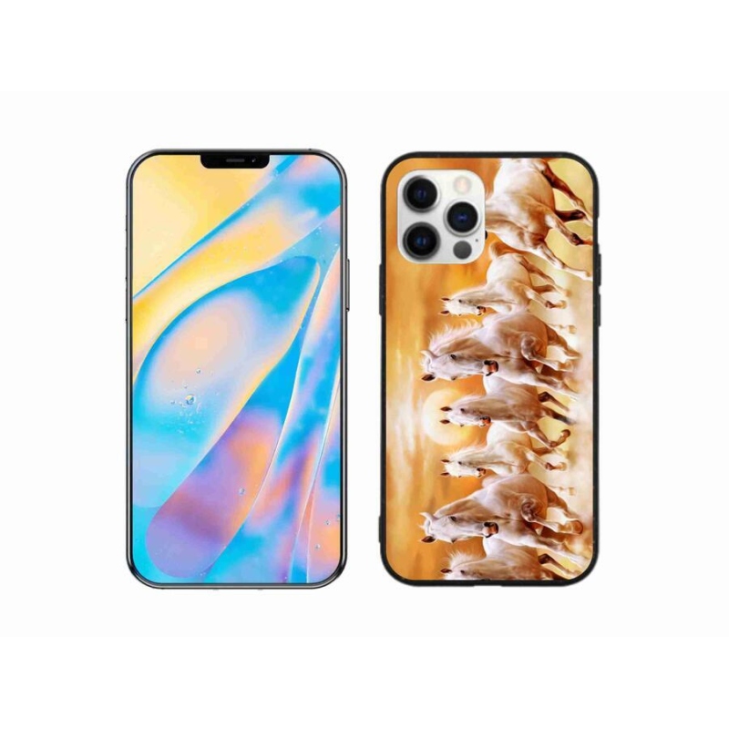 Gélový obal mmCase na mobil iPhone 12 - kone 2