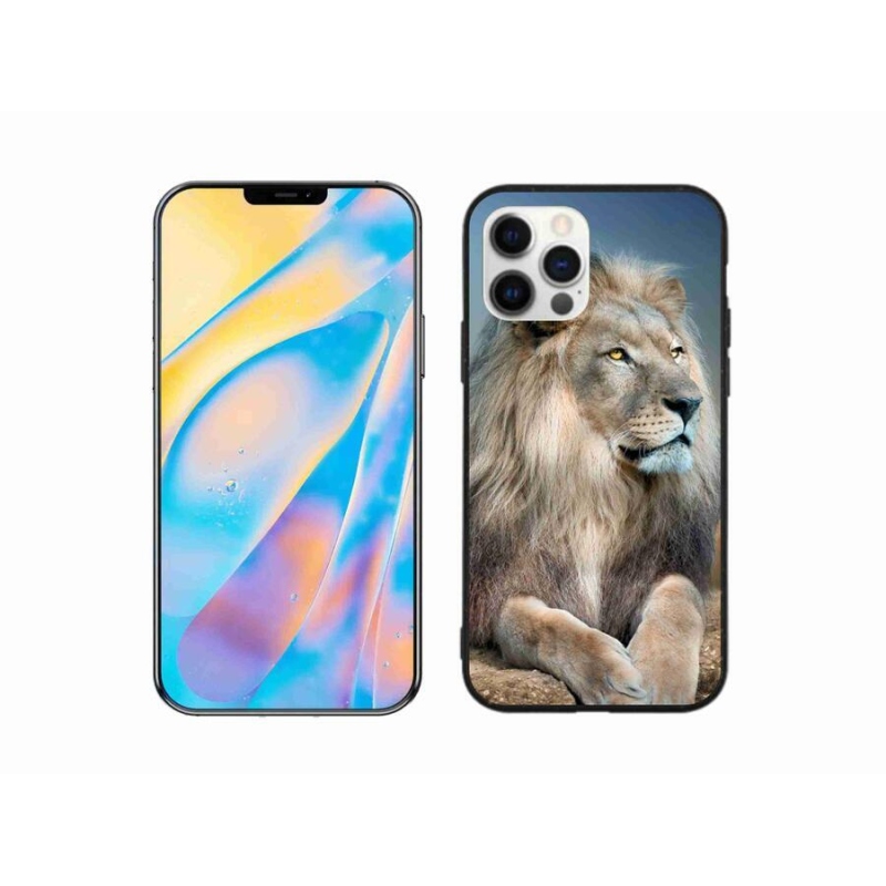 Gélový obal mmCase na mobil iPhone 12 - lev 1