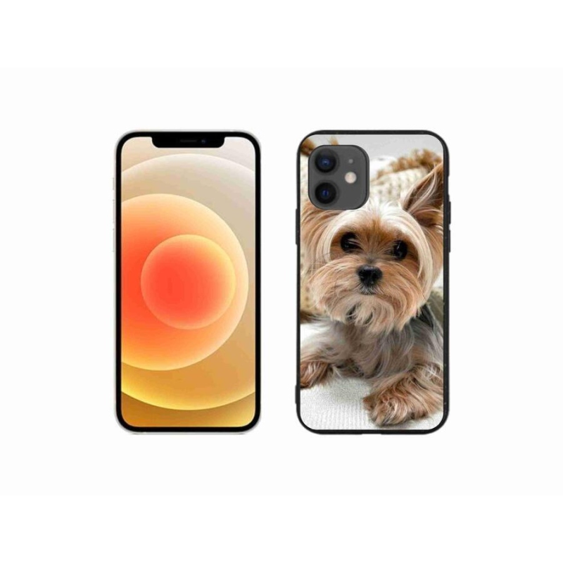 Gélový obal mmCase na mobil iPhone 12 mini - jorkšír 5