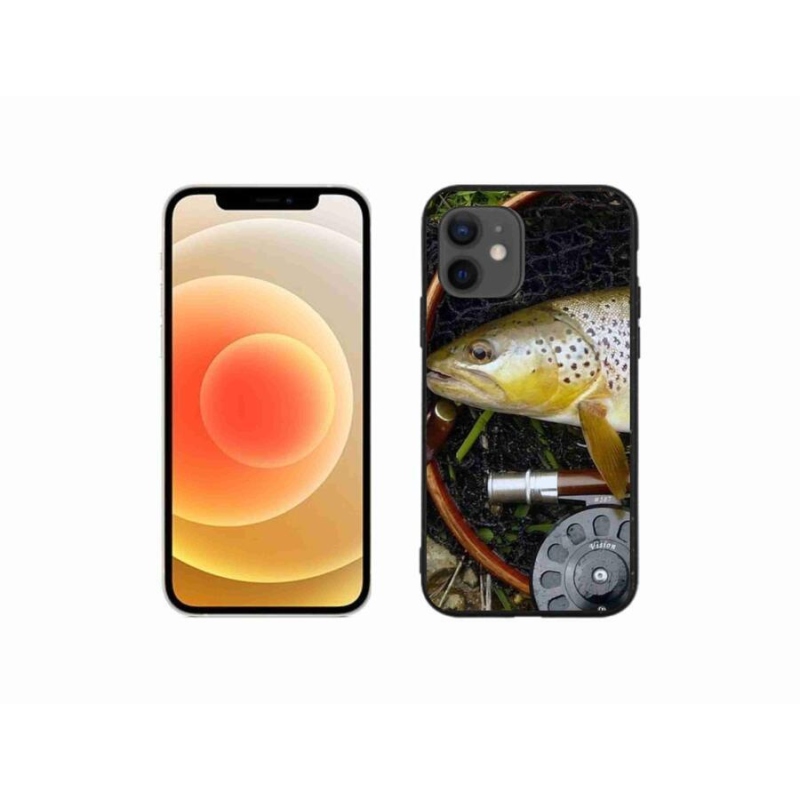 Gélový obal mmCase na mobil iPhone 12 mini - pstruh 2