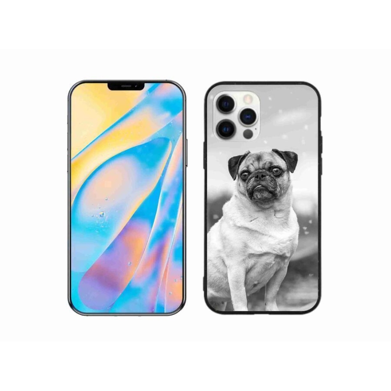 Gélový obal mmCase na mobil iPhone 12 - mops