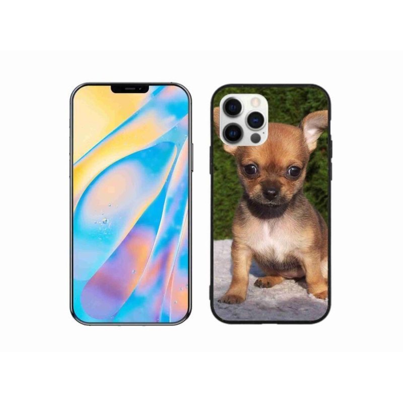 Gélový obal mmCase na mobil iPhone 12 Pro - čivava 3