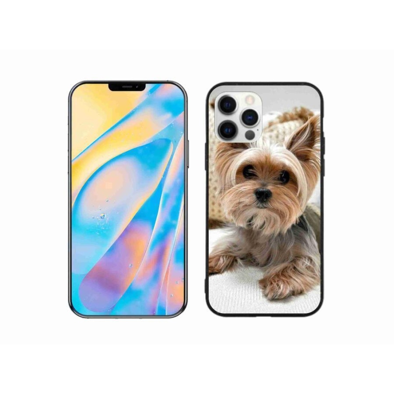 Gélový obal mmCase na mobil iPhone 12 Pro - jorkšír 5