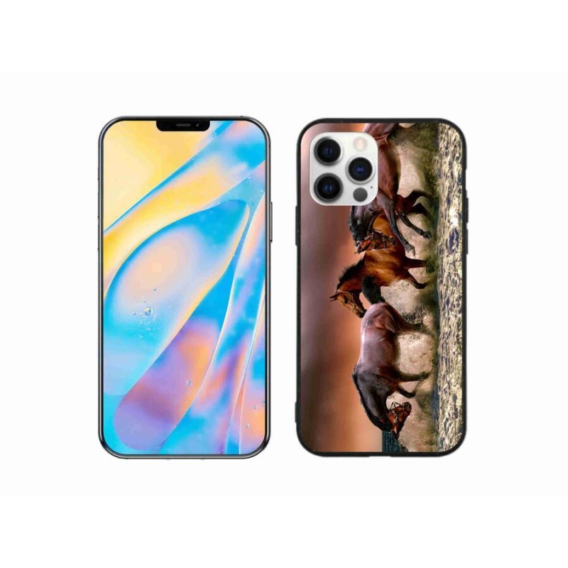 Gélový obal mmCase na mobil iPhone 12 Pro - kone 1