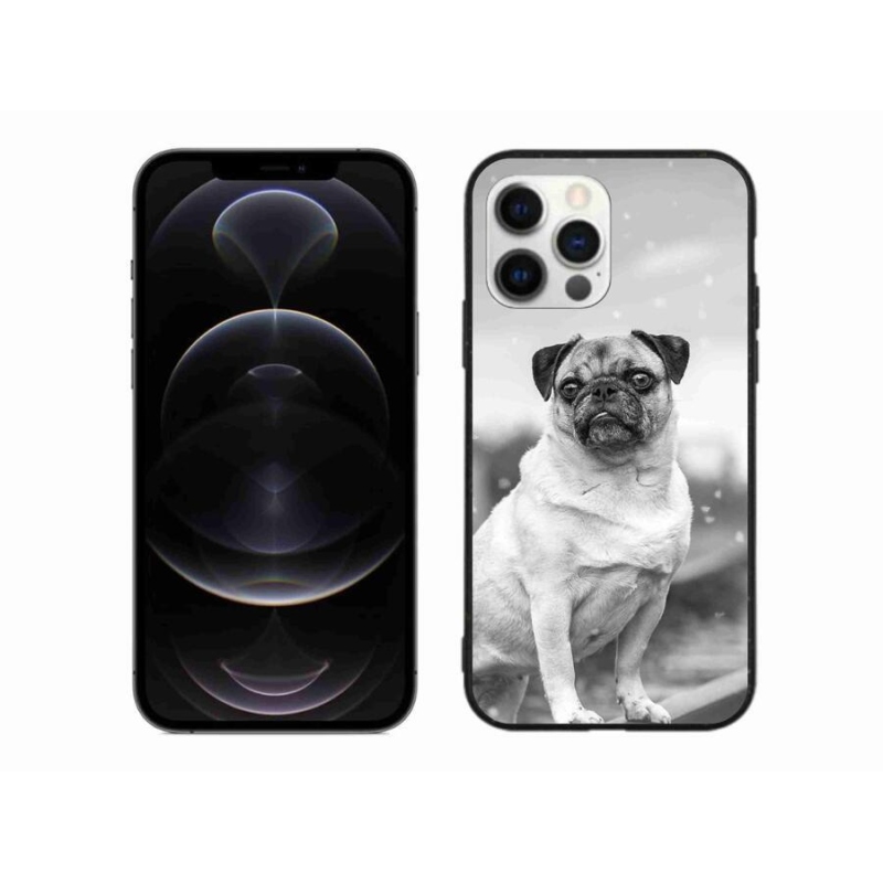 Gélový obal mmCase na mobil iPhone 12 Pro Max - mops