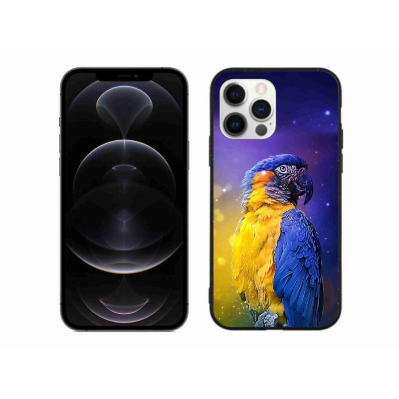 Gélový obal mmCase na mobil iPhone 12 Pro Max - papagáj ara 1