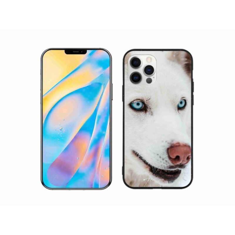 Gélový obal mmCase na mobil iPhone 12 Pro - psie pohľad