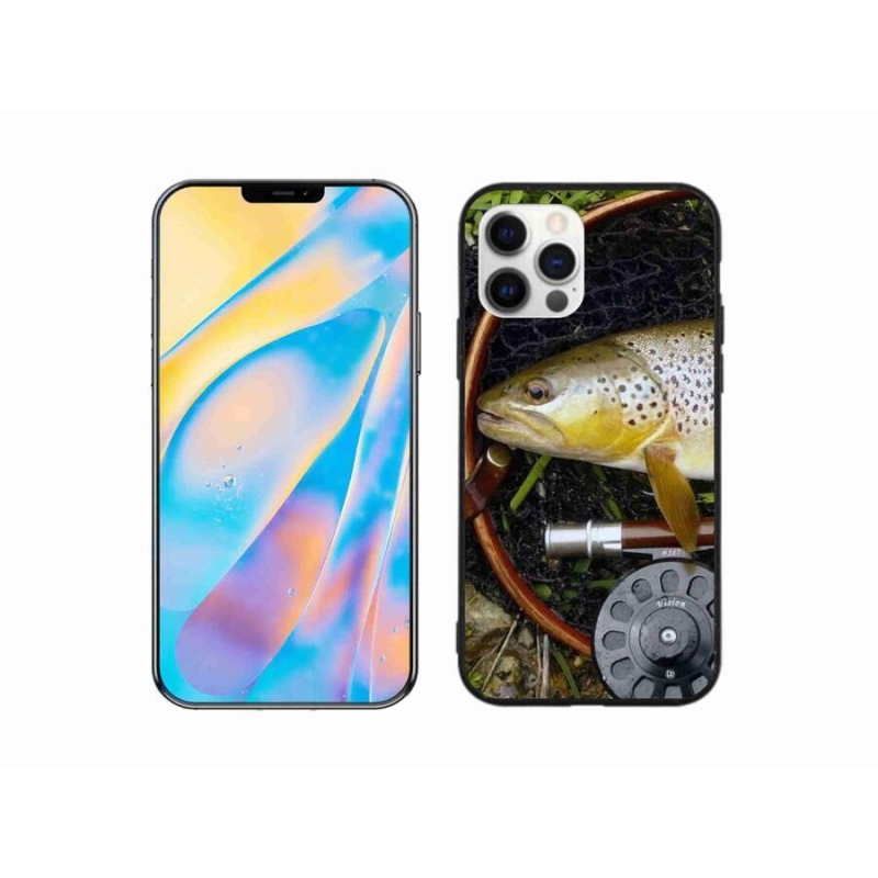 Gélový obal mmCase na mobil iPhone 12 Pro - pstruh 2