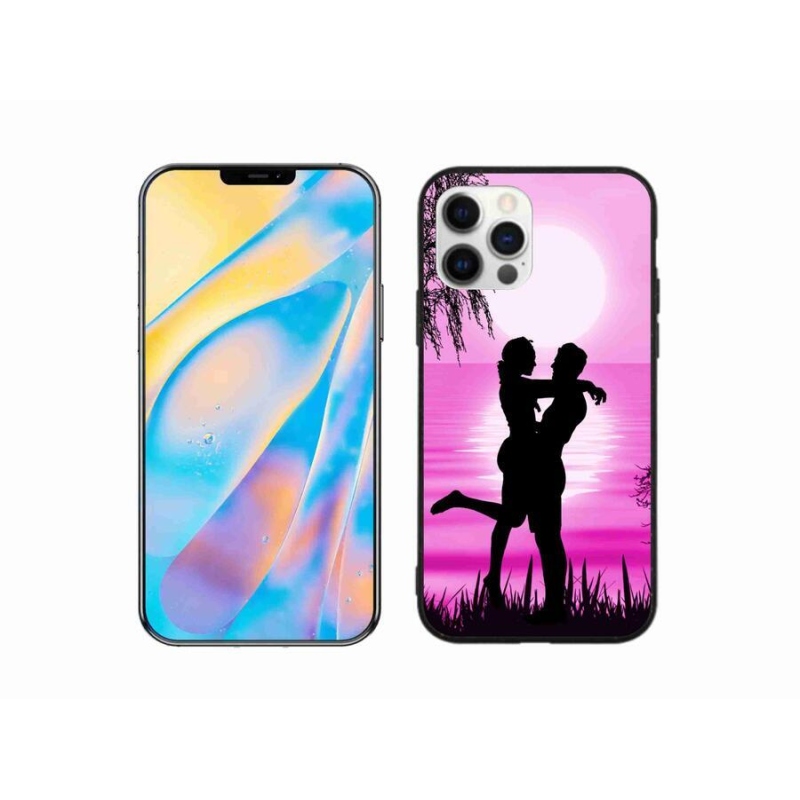 Gélový obal mmCase na mobil iPhone 12 Pro - západ slnka