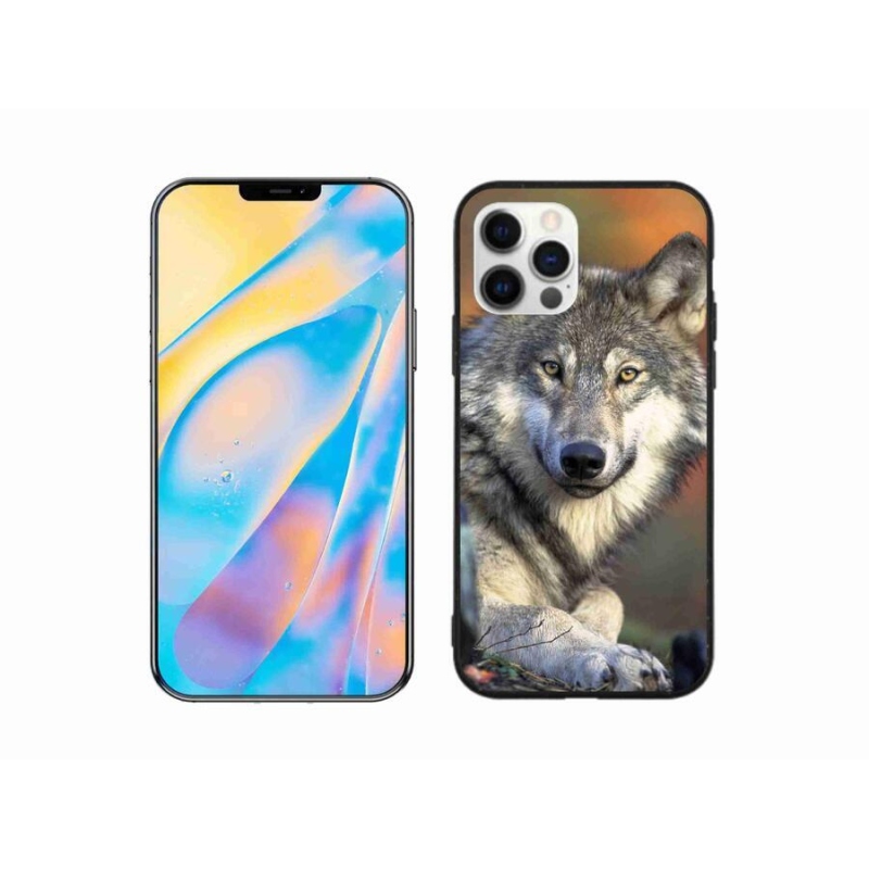 Gélový obal mmCase na mobil iPhone 12 - vlk