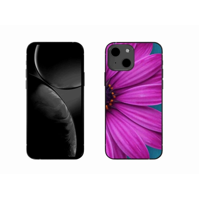Gélový obal mmCase na mobil iPhone 13 6.1 - fialová margaréta