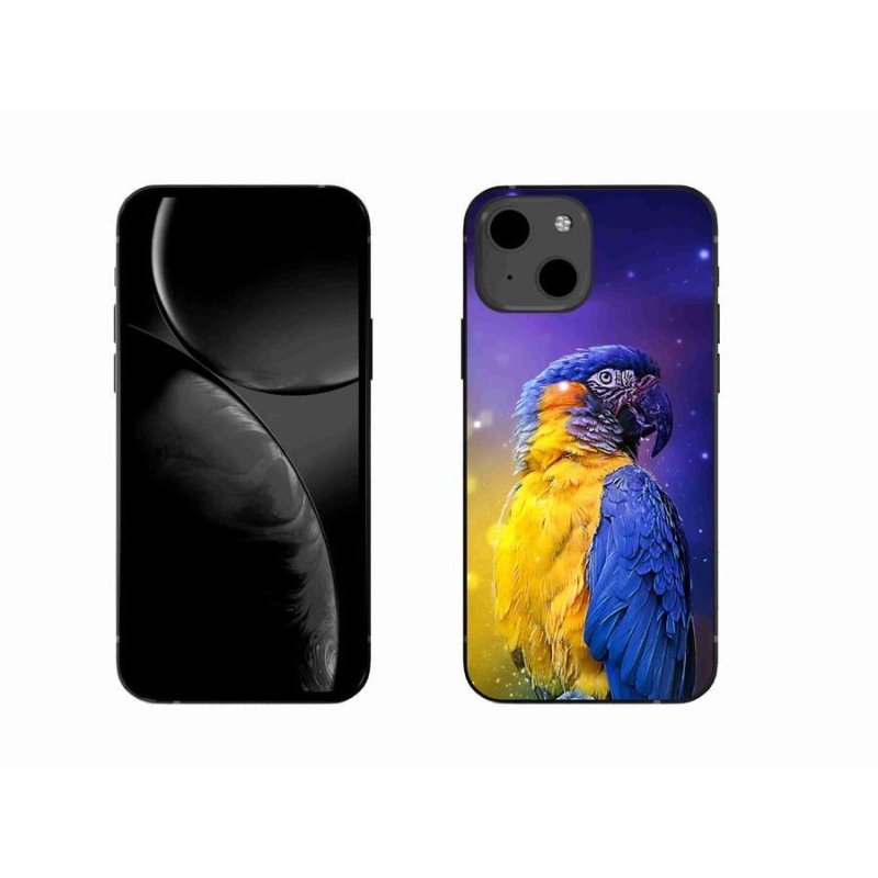 Gélový obal mmCase na mobil iPhone 13 6.1 - papagáj ara 1