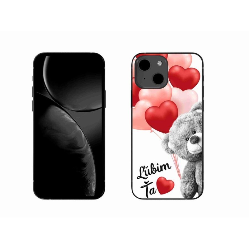 Gélový obal mmCase na mobil iPhone 13 6.1 - ľúbim ťa sk