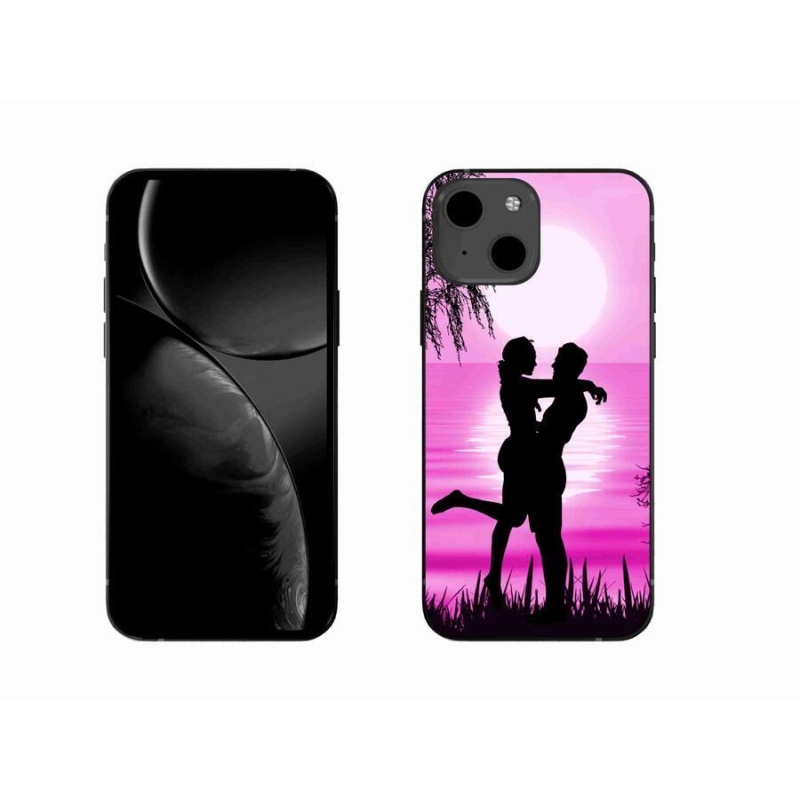Gélový obal mmCase na mobil iPhone 13 6.1 - západ slnka