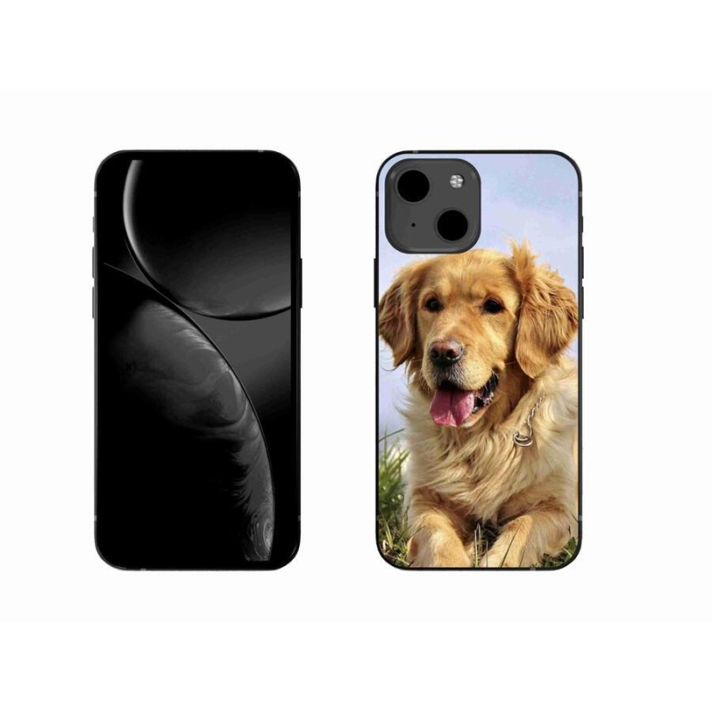 Gélový obal mmCase na mobil iPhone 13 6.1 - zlatý retriever