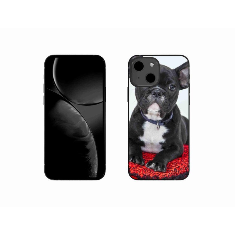 Gélový obal mmCase na mobil iPhone 13 mini 5.4 - buldog