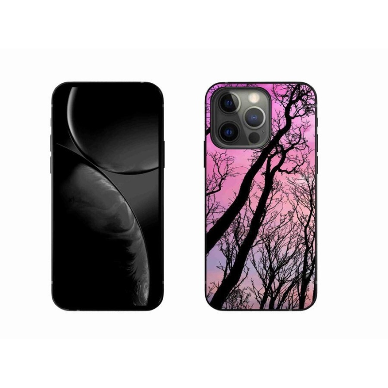 Gélový obal mmCase na mobil iPhone 13 Pro 6.1 - opadané stromy