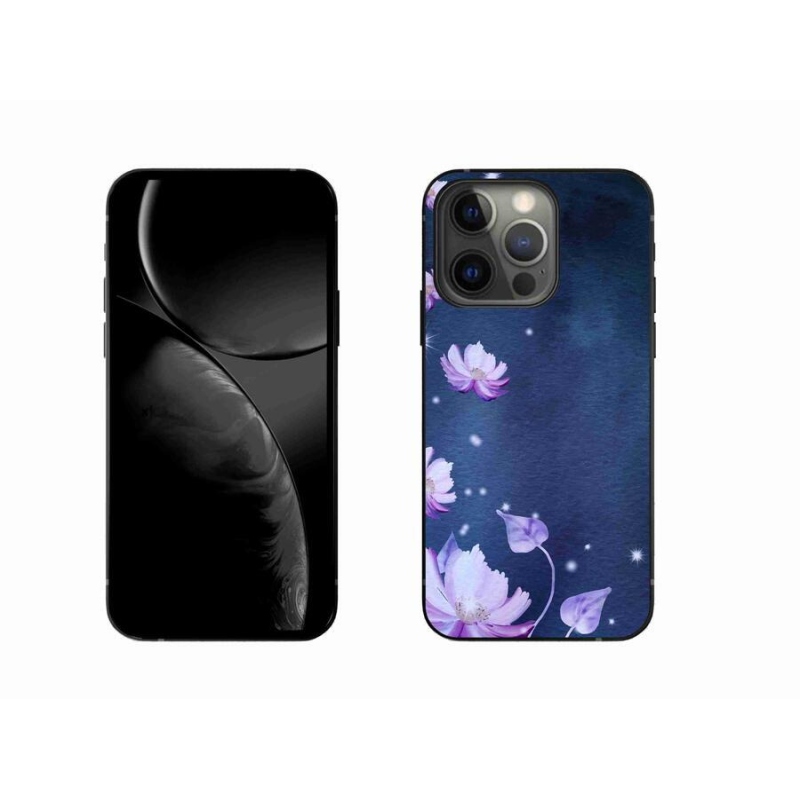 Gélový obal mmCase na mobil iPhone 13 Pro 6.1 - padajúce kvety