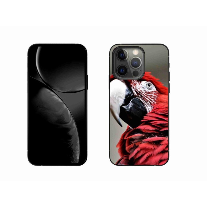 Gélový obal mmCase na mobil iPhone 13 Pro 6.1 - papagáj ara červený