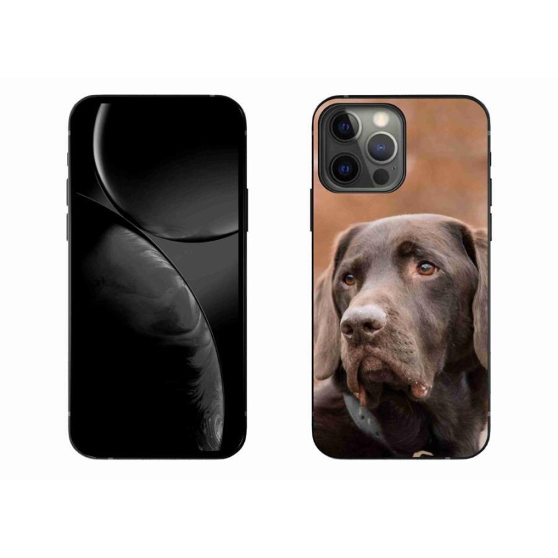 Gélový obal mmCase na mobil iPhone 13 Pro Max 6.7 - hnedý labrador