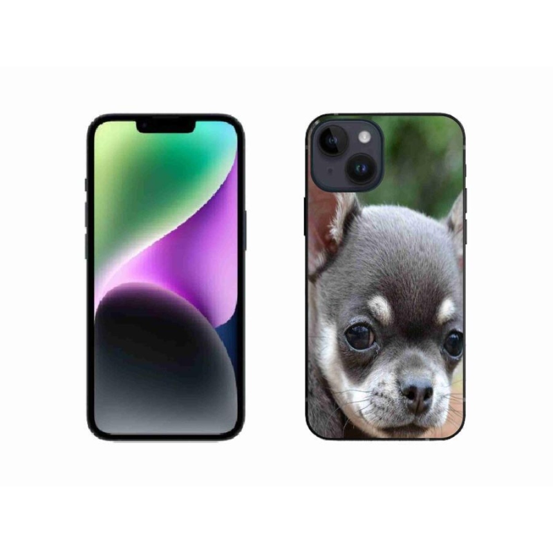 Gélový obal mmCase na mobil iPhone 14 - čivava