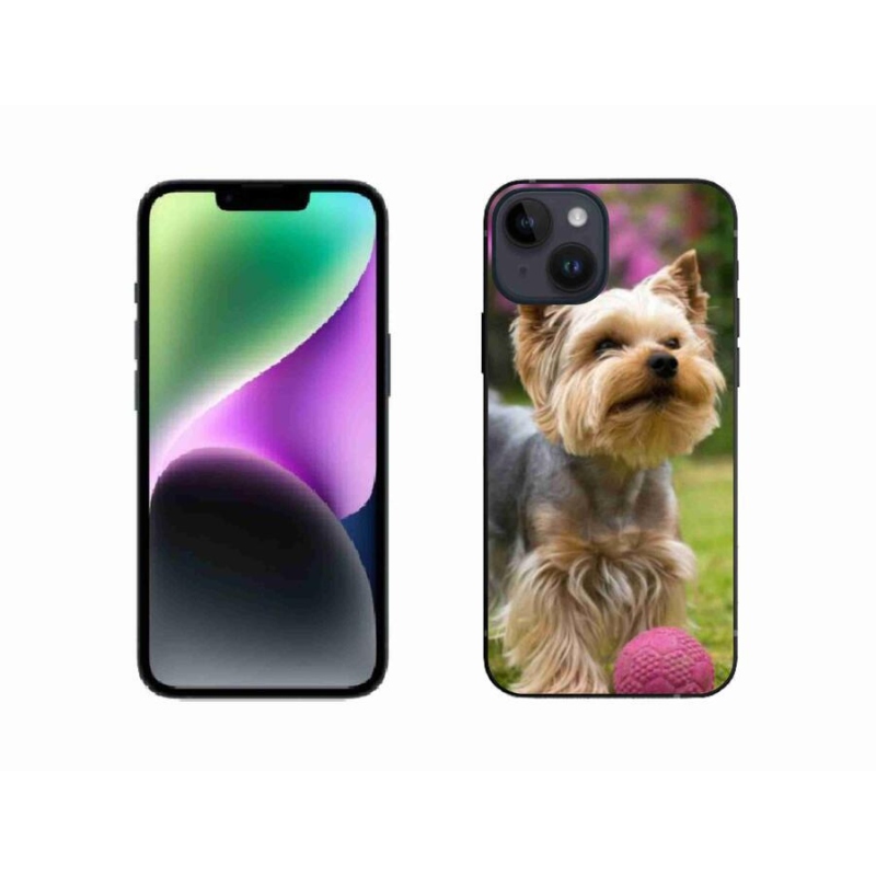 Gélový obal mmCase na mobil iPhone 14 - yorkšír 4