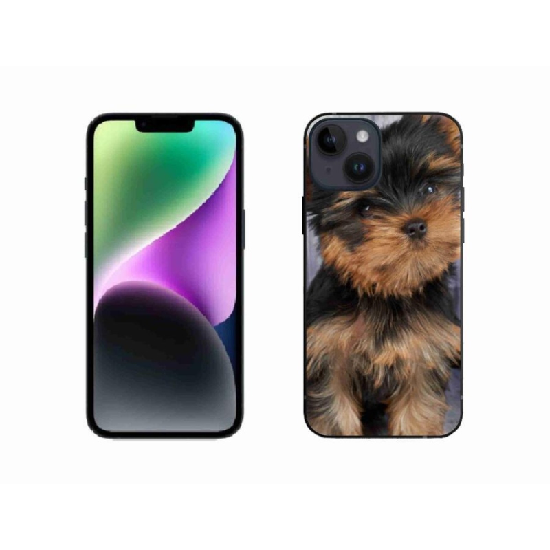Gélový obal mmCase na mobil iPhone 14 - yorkšír 9