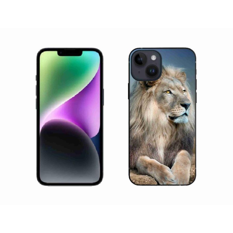 Gélový obal mmCase na mobil iPhone 14 - lev 1