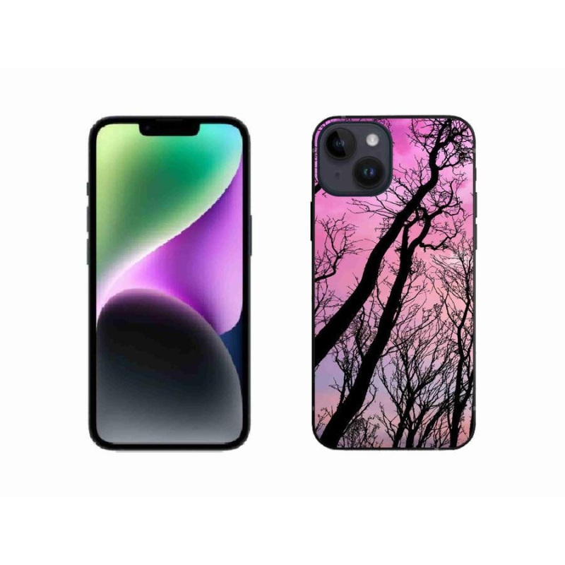 Gélový obal mmCase na mobil iPhone 14 - opadané stromy