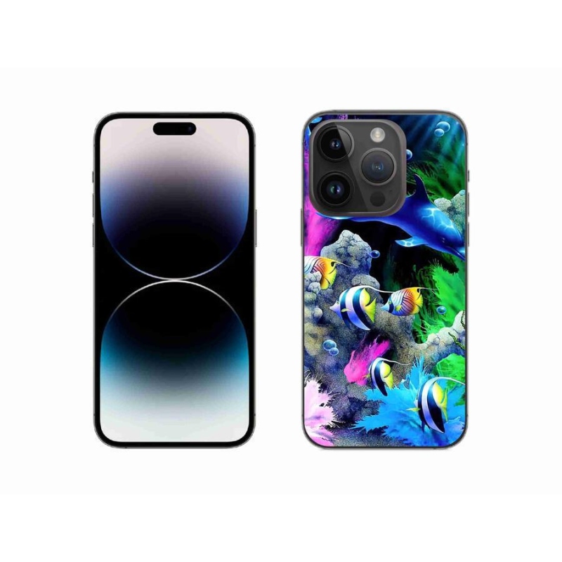 Gélový obal mmCase na mobil iPhone 14 Pro 6.1 - morský svet