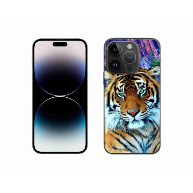Gélový obal mmCase na mobil iPhone 14 Pro 6.1 - tiger
