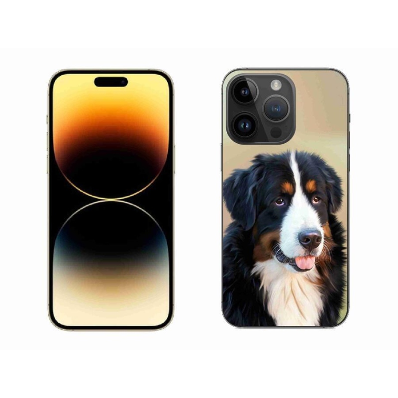 Gélový obal mmCase na mobil iPhone 14 Pro Max 6.7 - bernský salašnícky pes