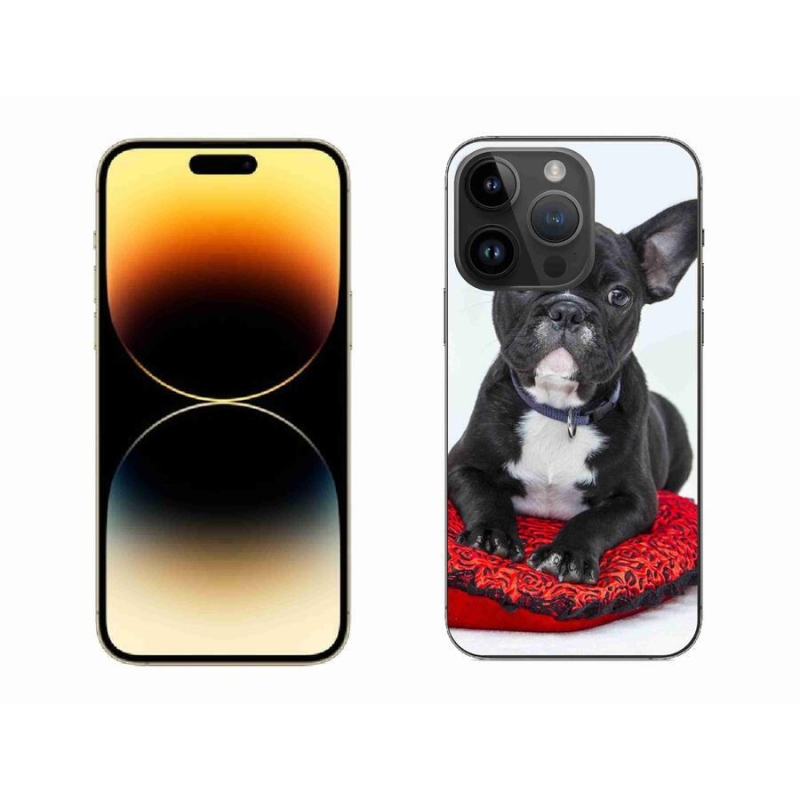 Gélový obal mmCase na mobil iPhone 14 Pro Max 6.7 - buldog
