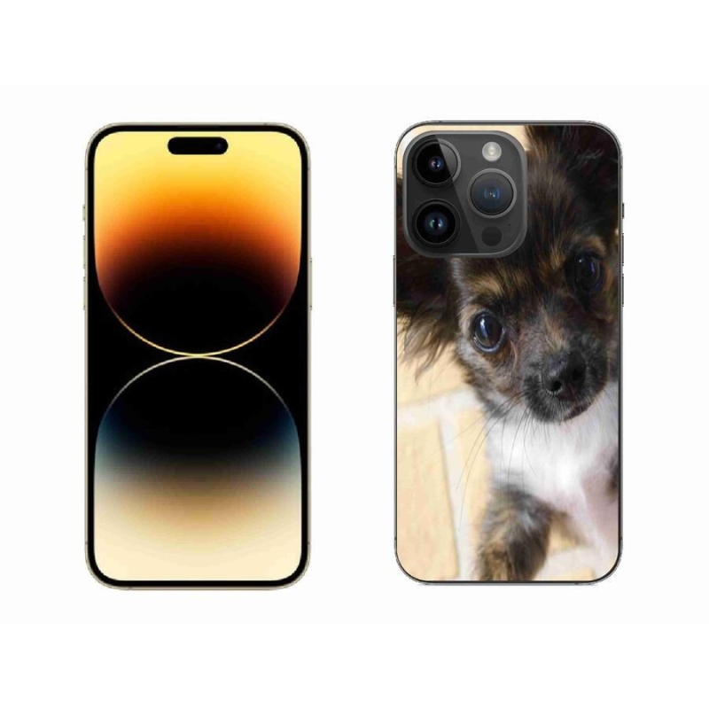 Gélový obal mmCase na mobil iPhone 14 Pro Max 6.7 - čivava 2