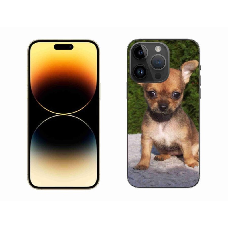 Gélový obal mmCase na mobil iPhone 14 Pro Max 6.7 - čivava 3