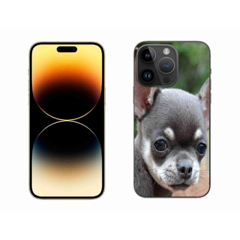 Gélový obal mmCase na mobil iPhone 14 Pro Max 6.7 - čivava