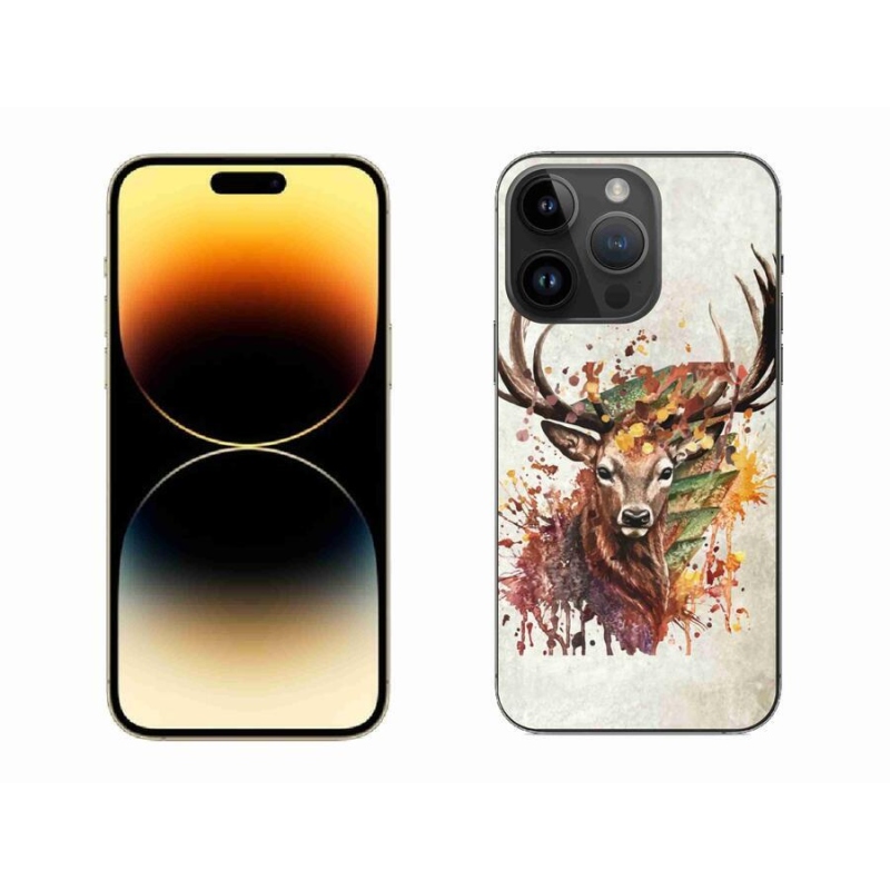 Gélový obal mmCase na mobil iPhone 14 Pro Max 6.7 - jeleň 1