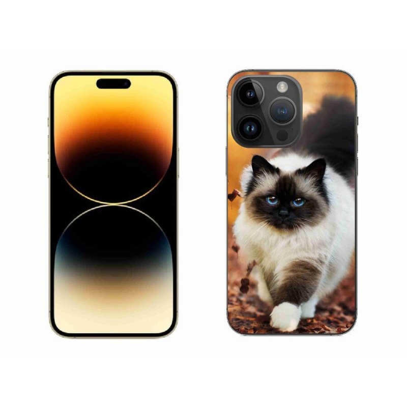 Gélový obal mmCase na mobil iPhone 14 Pro Max 6.7 - mačka