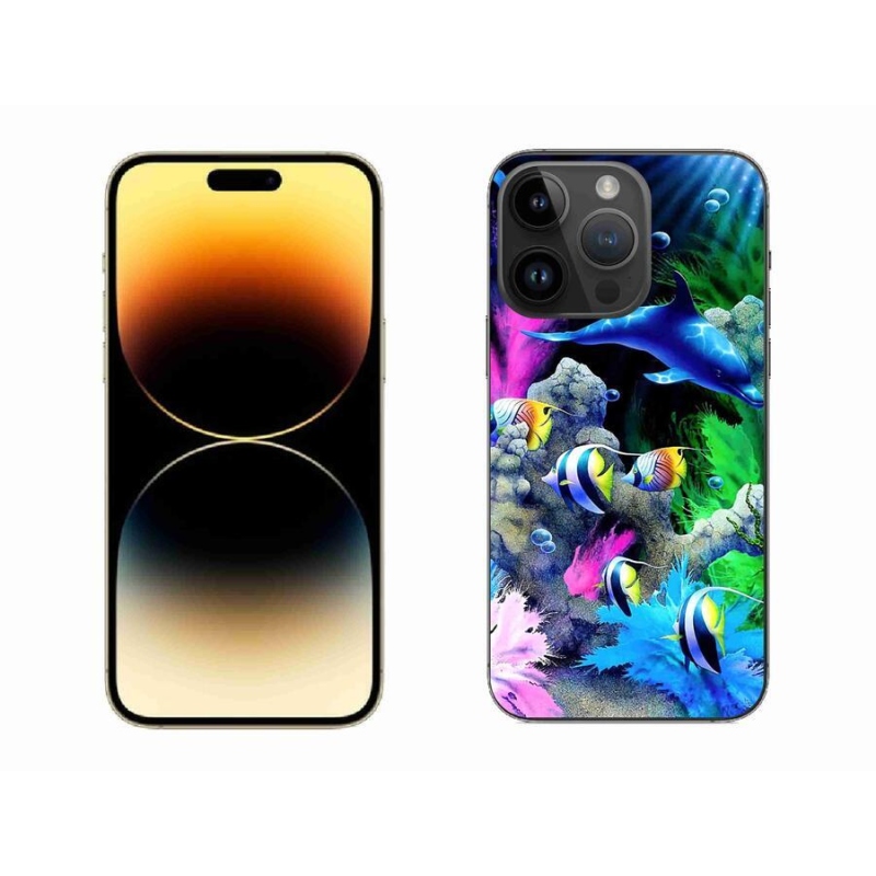 Gélový obal mmCase na mobil iPhone 14 Pro Max 6.7 - morský svet