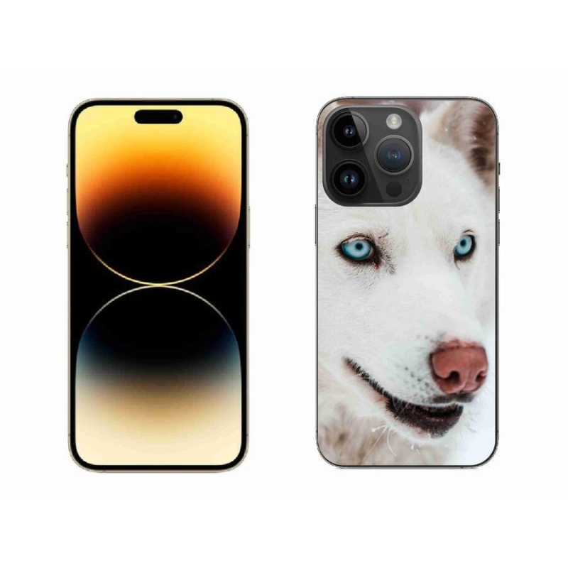 Gélový obal mmCase na mobil iPhone 14 Pro Max 6.7 - psí pohľad
