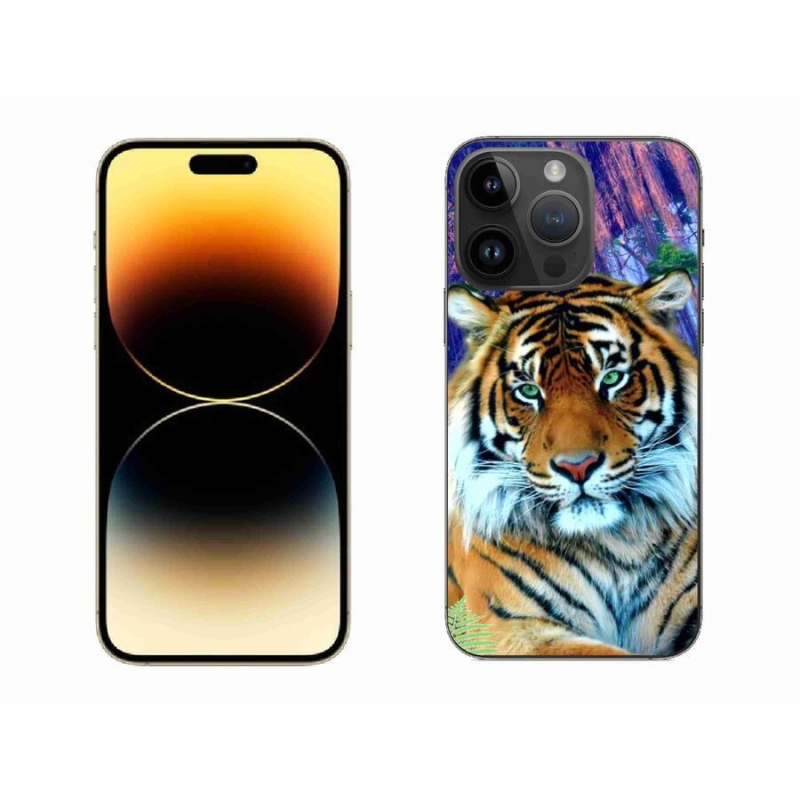 Gélový obal mmCase na mobil iPhone 14 Pro Max 6.7 - tiger
