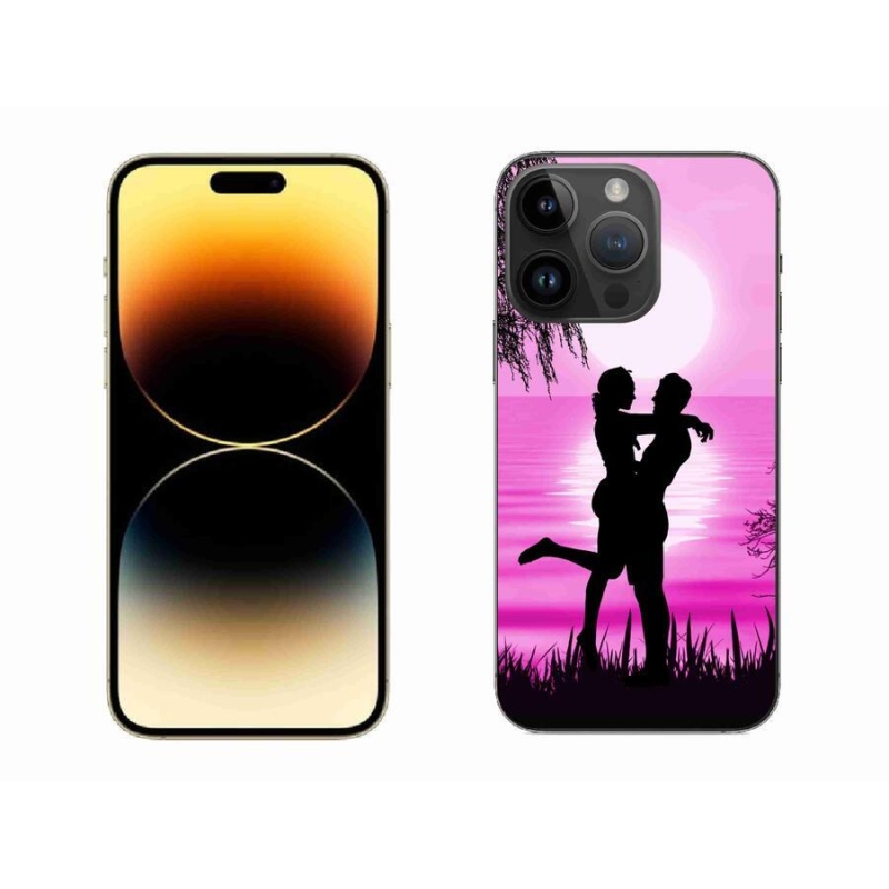 Gélový obal mmCase na mobil iPhone 14 Pro Max 6.7 - západ slnka