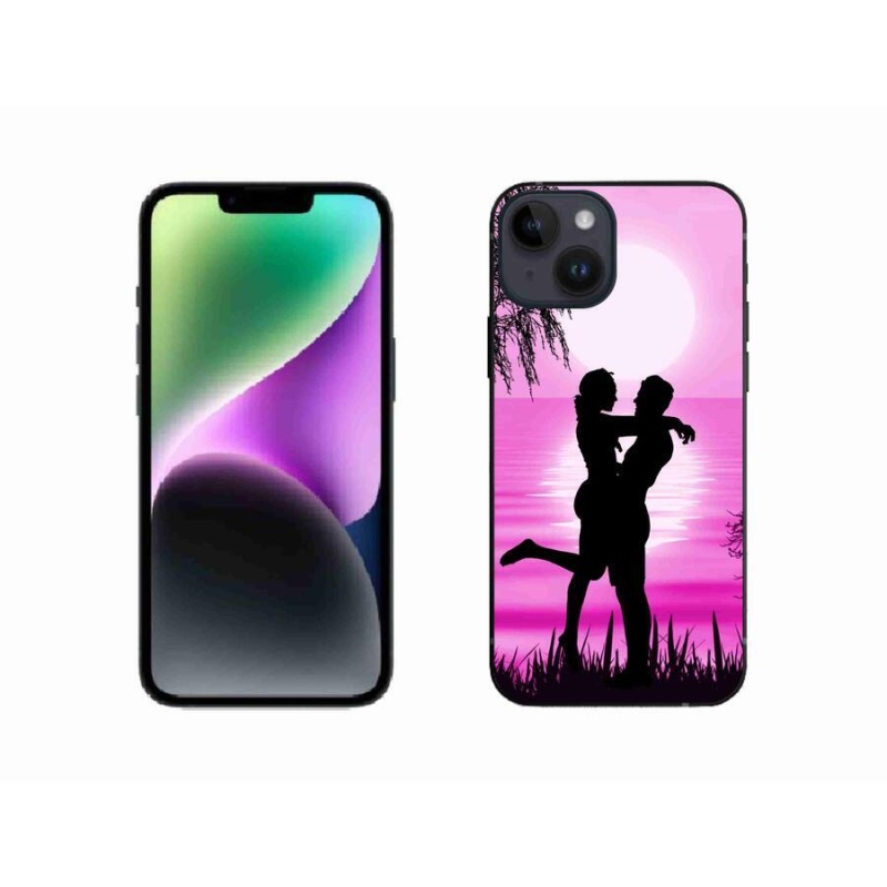 Gélový obal mmCase na mobil iPhone 14 - západ slnka