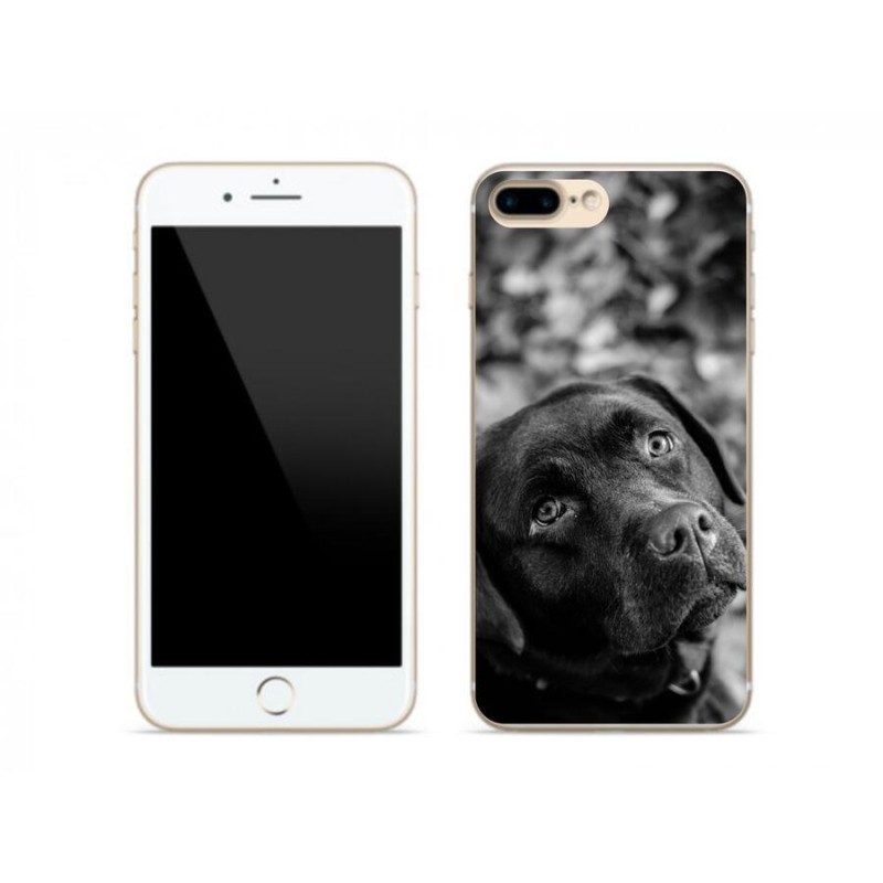 Gélový obal mmCase na mobil iPhone 7 Plus - labrador